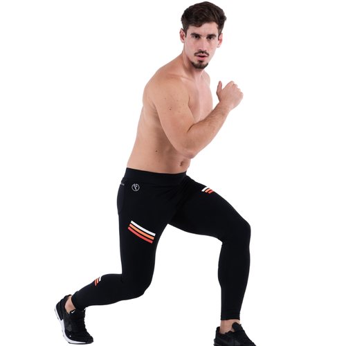 Kapow Meggings Men's Performance Pro Leggings Sports Compression with Pockets