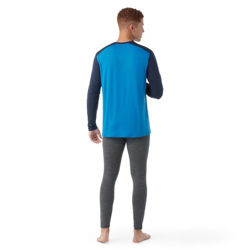 Smartwool Classic All-Season Merino Base Layer Long Sleeve Laguna Blue/Deep Navy MD