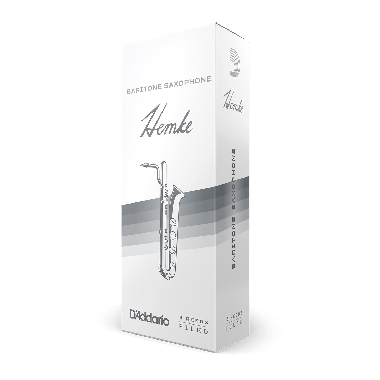 DAddario Woodwinds Rico Hemke Baritone Sax Reeds, Strength 3.0, 5-pack - RHKP5BSX300