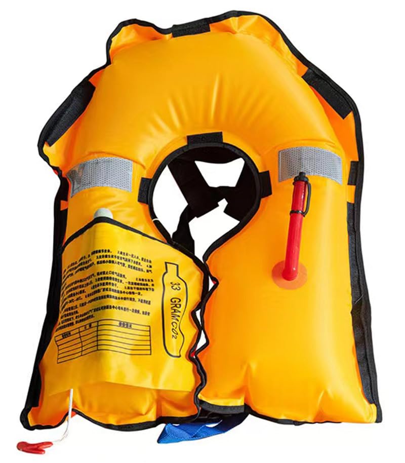 3-Pack 24/33 Grams 1/2 Thread CO₂ Cylinder Cartridge Emergency Auto-Inflate for Life Jackets, PFDs & Safety Devices | Wate...