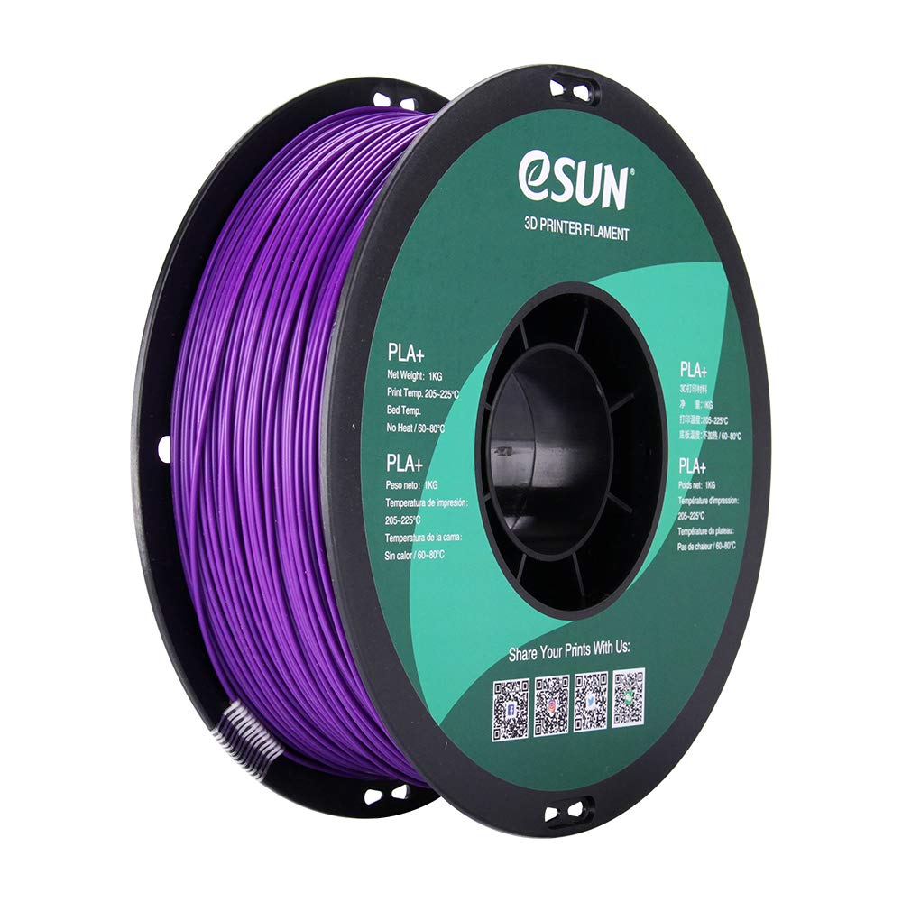 eSUN PLA PRO (PLA+) 3D Printer Filament, Dimensional Accuracy +/- 0.03 mm, 1kg Spool, 1.75mm, Purple