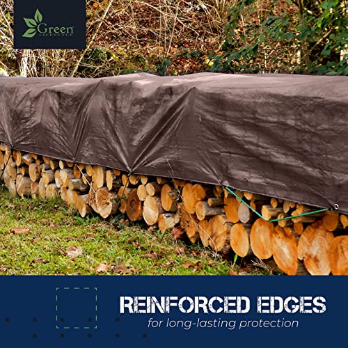 GREEN LIFESTYLE Heavy Duty Tarp Waterproof - Tent Cover, Camping Tarp Waterproof, Protects Cars, Boats, Roofs, Supplies & ...