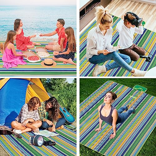 TEASTAR Waterproof Picnic Blanket Extra Large Oversized Beach Blanket Sandproof Outdoor Large Picnic Blankets Foldable San...