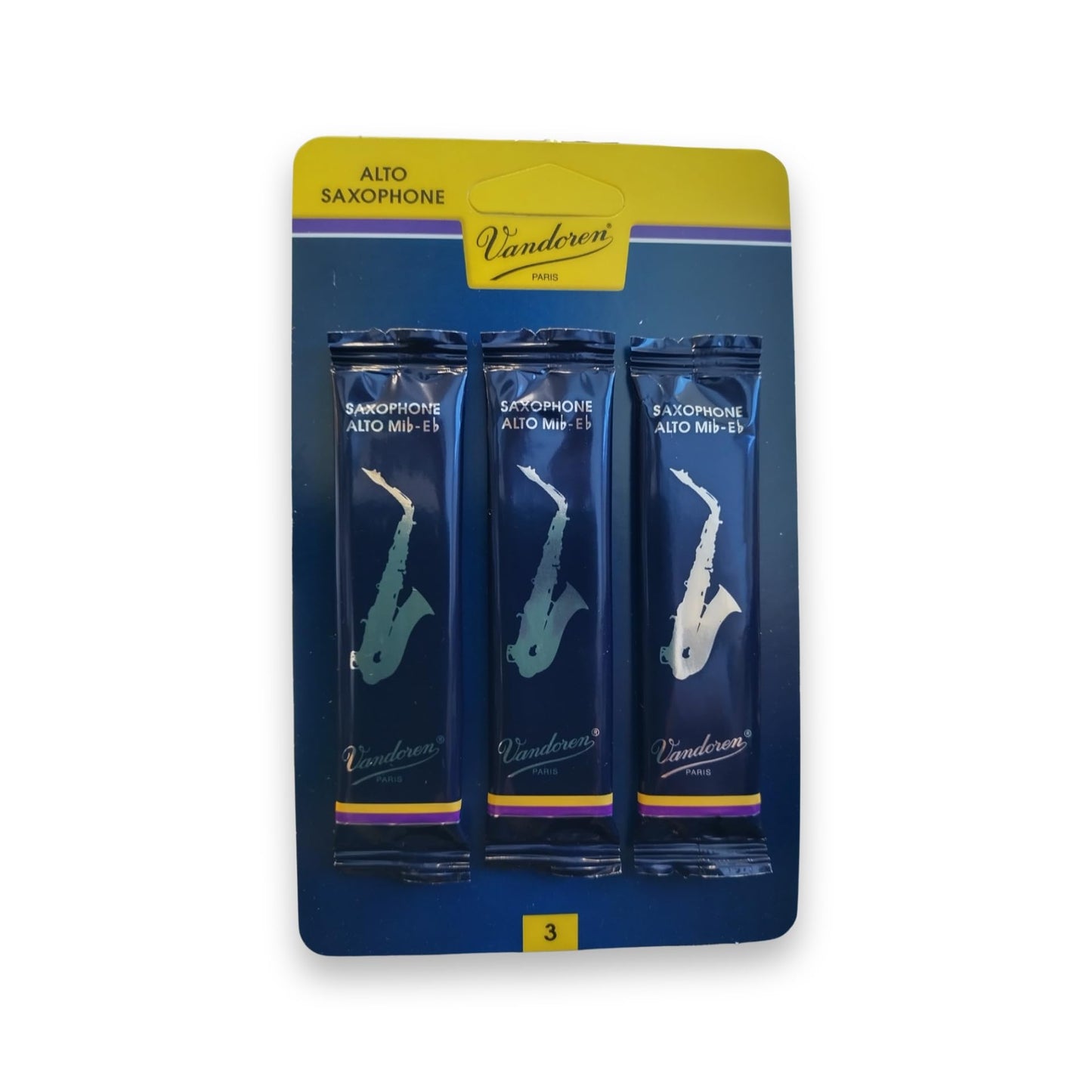 Vandoren Alto Sax 3 Traditional (3 Pack) Reeds