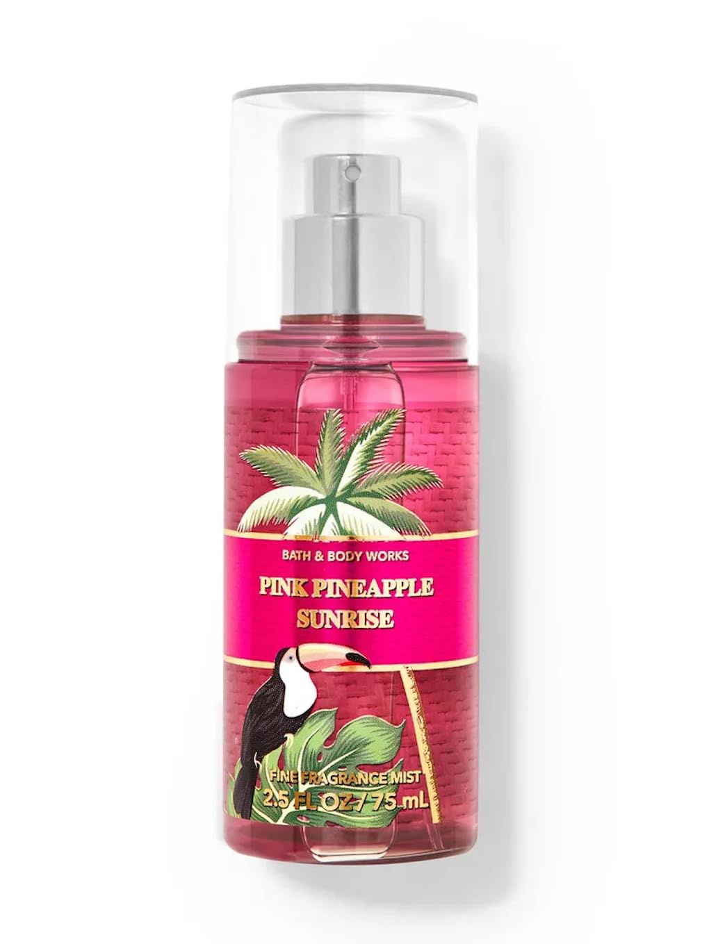 Bath & Body Works Fine Fragrance Mist Travel Size Mini Purse Spray 2.5 Ounce (Pink Pineapple Sunrise)