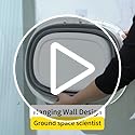 Zonopy 16L Collapsible Mop Bucket with Handles - Space Saving Foldable Silicone Tub for Cleaning, Laundry, Storage - Porta...
