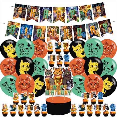 ๐ช๐ฎ๐ฟ๐ฟ๐ถ๐ผ๐ฟ๐ Birthday Party Decoration,Include Kids Anime ๐๐ฎ๐๐ Theme Banner, Cake Topper, Latex Balloons for Fans ...