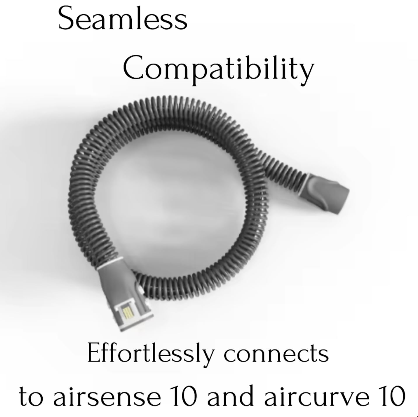 AirSense 10 Tubing Compatible - New Zero leak design– Compatible with Air series 10 Tube - 6 foot long