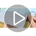 Jetec Acrylic Glitter Pen Holder 4 Compartments Bling Makeup Brush Stationery Organizer Pencil Holder for Desk Accessories...