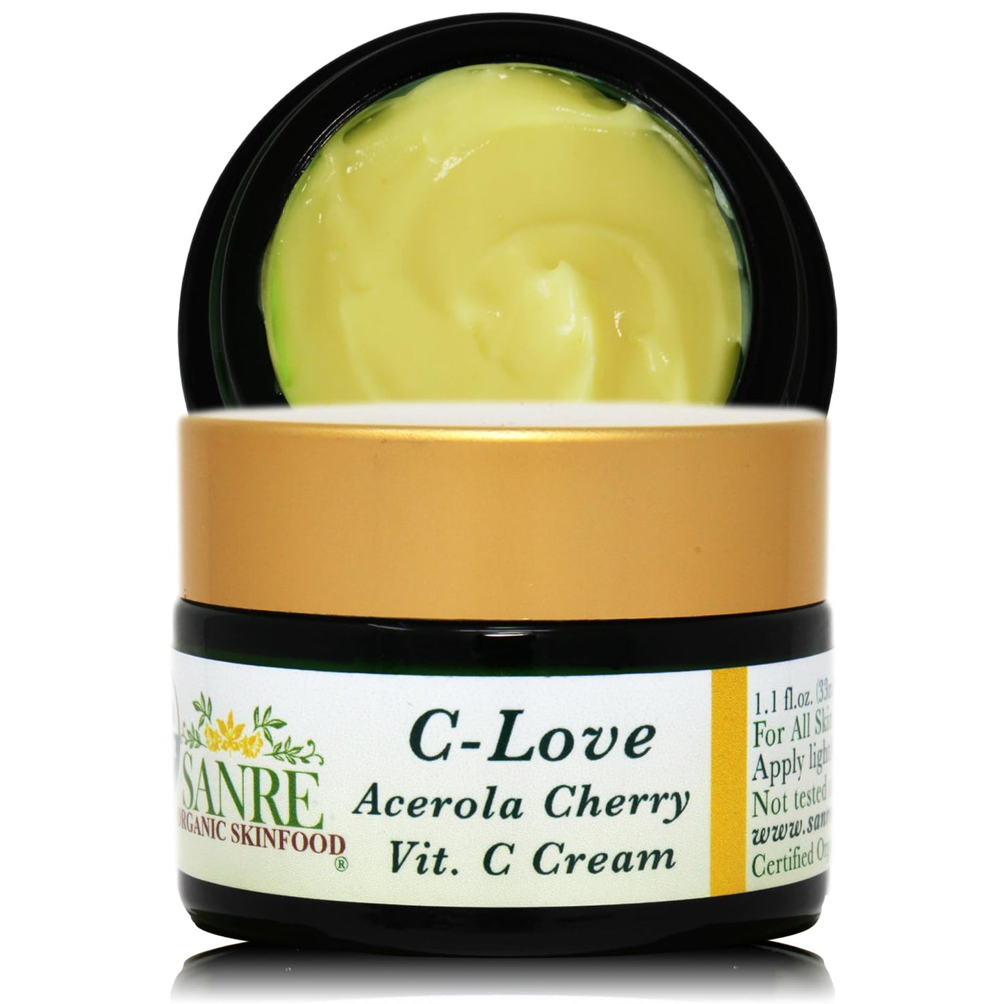 Sanre Vitamin C Facial Moisturizer, 1.1 Oz