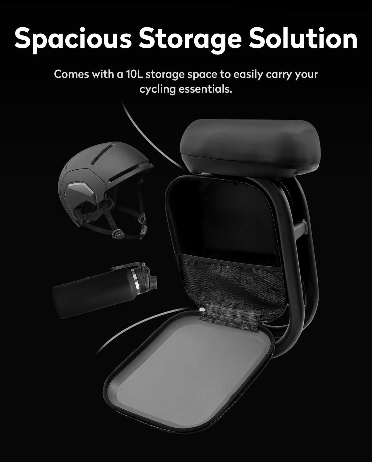 Electric Scooter seat Accessories are Compatible with The Segway Ninebot F3/E3/E3Pro/FNinebot ZT3 Pro Scooter, with Thickened Soft seat Cushions and Original Parts for ZT3 Seats and Bag Accessories