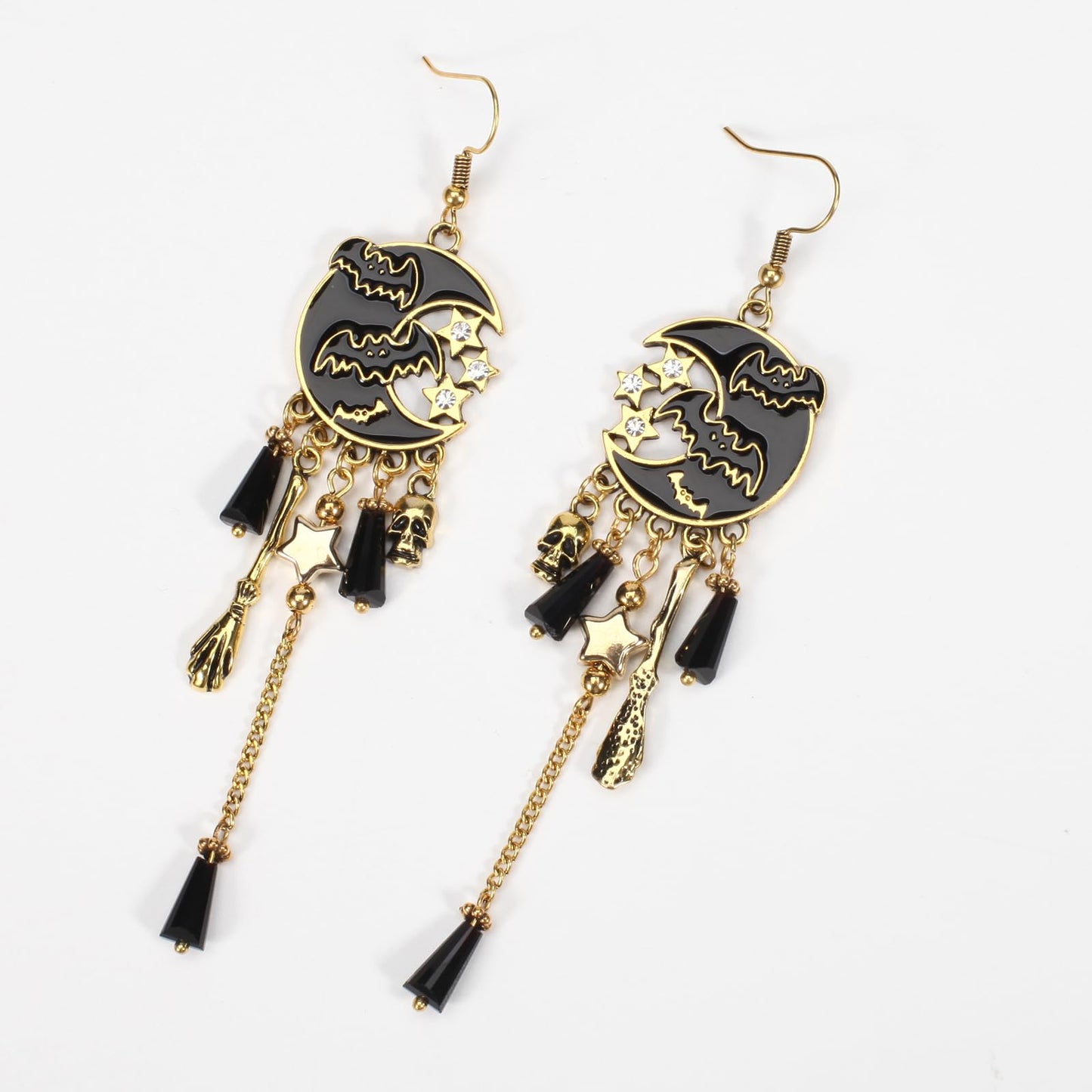 Halloween Earrings for Women Moon Earrings Drop Dangle Gothic Earrings Costume Party Earrings Holiday Festive Jewelry Gifts