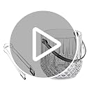 Operitacx Small Plastic Ice Bucket with Tongs and Handle Clear Portable Ice Cube Bucket 5.11 Height for Wine Beer Beverage...