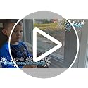 116PCS Christmas Decorations, 9 Sheets Christmas Window Clings, Snowflake Window Clings Decals, Double Sided Xmas Snowflak...