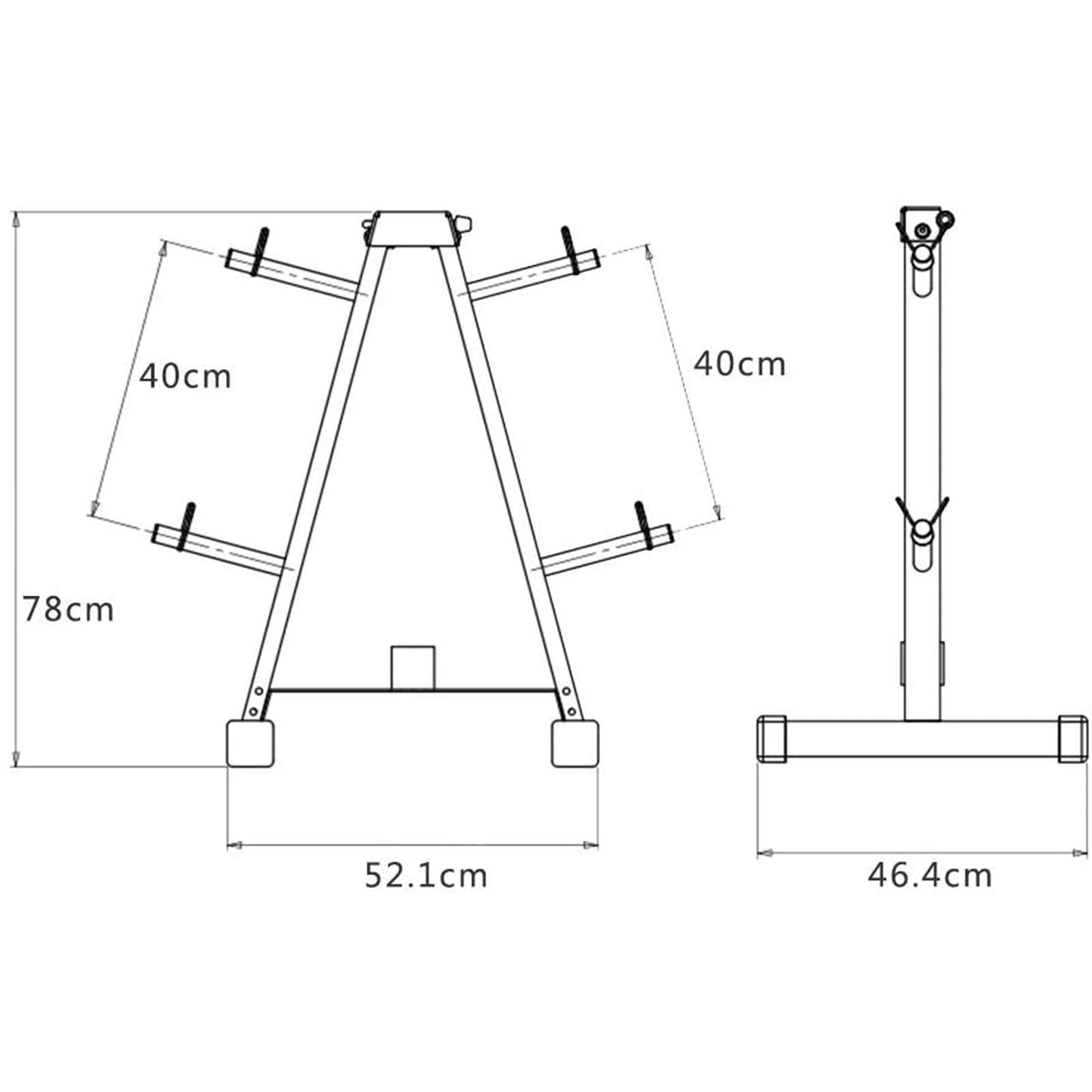 MHJKHG Triangle Barbell Rack/Domestic Dumbbell Rack Bracket/Commercial Indoor Fitness Equipment Storage