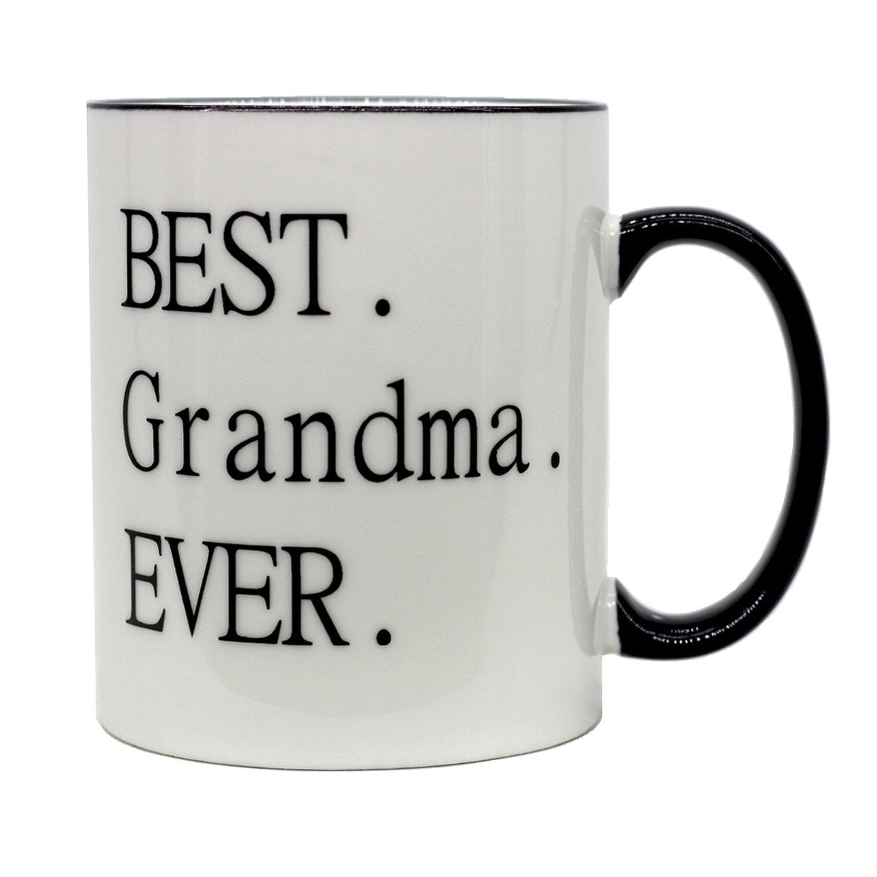 Mecai Grandparents Gifts-Best Grandma/grandpa ever -11 OZ ceramic Coffee Mugs set of 2- Novelty Christmas Birthday Thank You Gifts For Grandparents Ideas