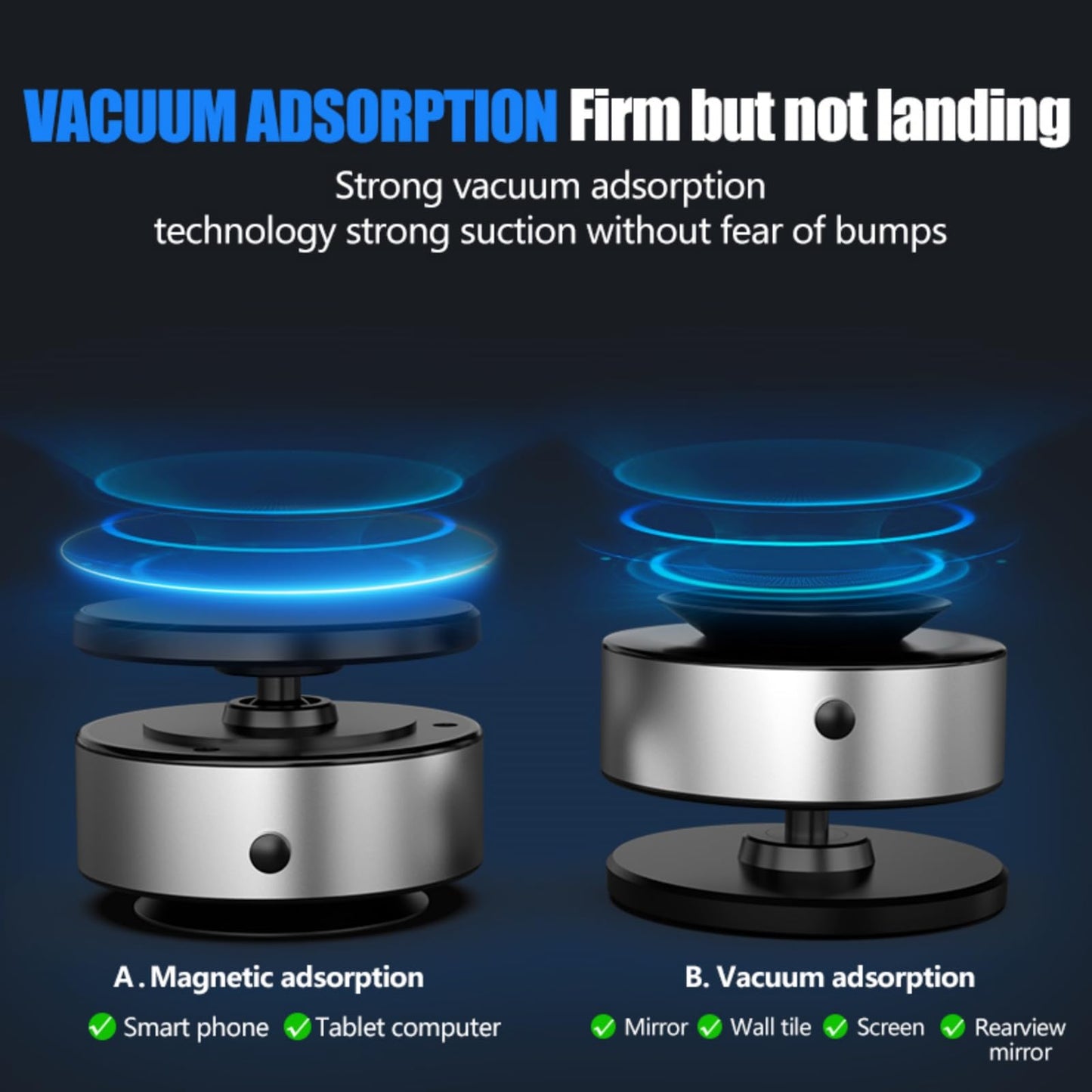 Muuto For Magsafe Car Mount, 360 Rotating Car Magnetic Phone Holder, Strong Adsorption Car Holder Windshield Dashboard Universal