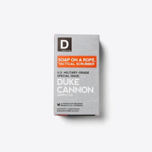 Duke Cannon Tactical Scrubber Soap Pouch - U.S. Military-Grade, Coarse and Soft Mesh, 550 Paracord, Shower Hygiene Essential for Men's Bar Soap - 4 Pack