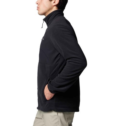 Columbia Men's Sage Peak Full Zip Fleece, Black, X-Large