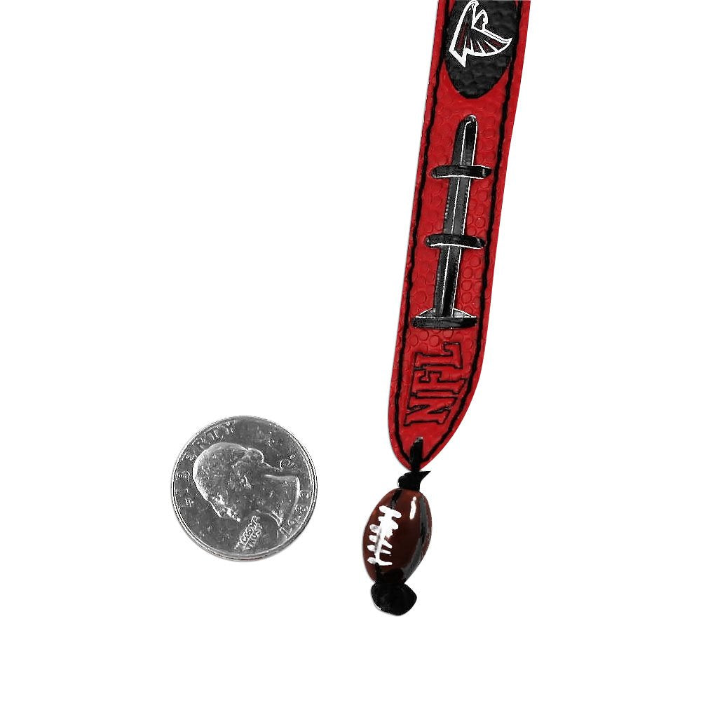 NCAA Texas Tech Red Raiders Team Color Football Bracelet