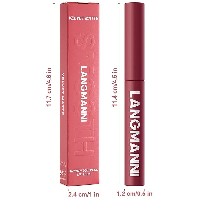 Matte Lipstick for Women Lipstick Matte Set with Retractable and Long-Lasting Pigmented Lip Sticks for Smoothly Lip Makeup (12 Pcs)