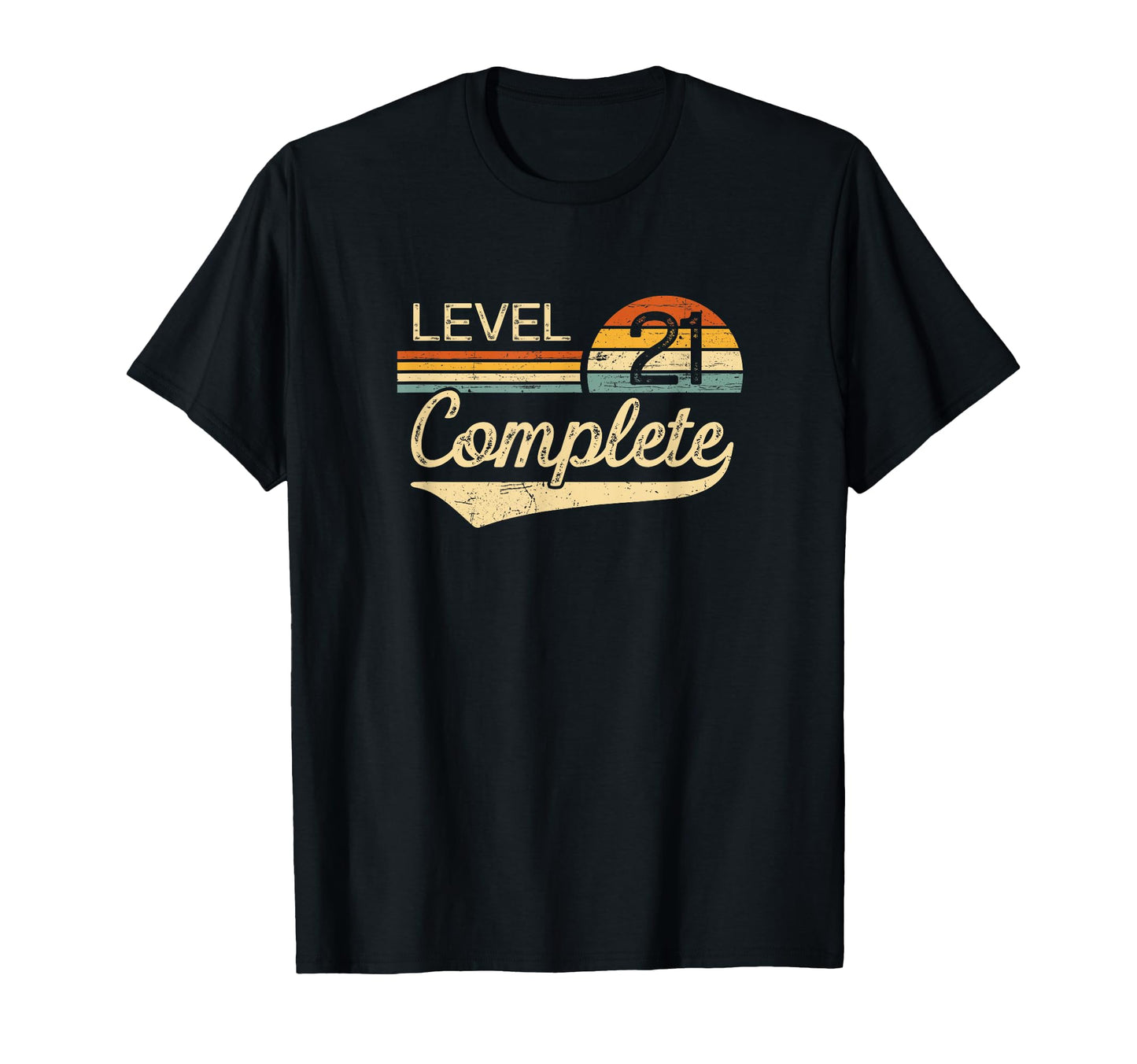 Level 21 Complete Vintage 21st Wedding Anniversary T-Shirt