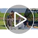 TIMBER RIDGE Folding Camping Chair with Cooler Bag, Director Chair Foldable with Side Table for Adults, Camp Chairs for Ou...