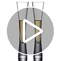 NUTRIUPS Champagne Flutes Glasses, Hand Blown Clear Crystal Glass Champagne Glasses, For Wedding, Housewarming, Toasting, ...