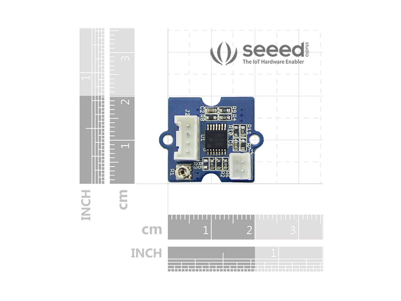 Seeed Studio Grove Gsr Sensor Module 3.3V/5V Open Source, Galvanic Skin Response Sensor For Diy Sleep Quality Monitor Compatible