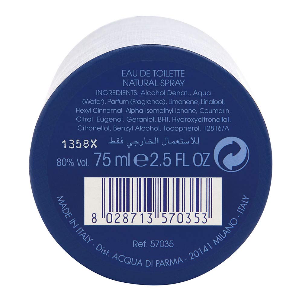 Acqua Di Parma Blu Mediterraneo Chinotto Di Liguria Eau De Toilette Spray, 2.5 Ounce