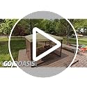 Patio Gazebo Tent Outdoor Canopy Shelter 10'x10' with Removable Netting,100 Square Feet of Shade for Garden, Backyard Deck...