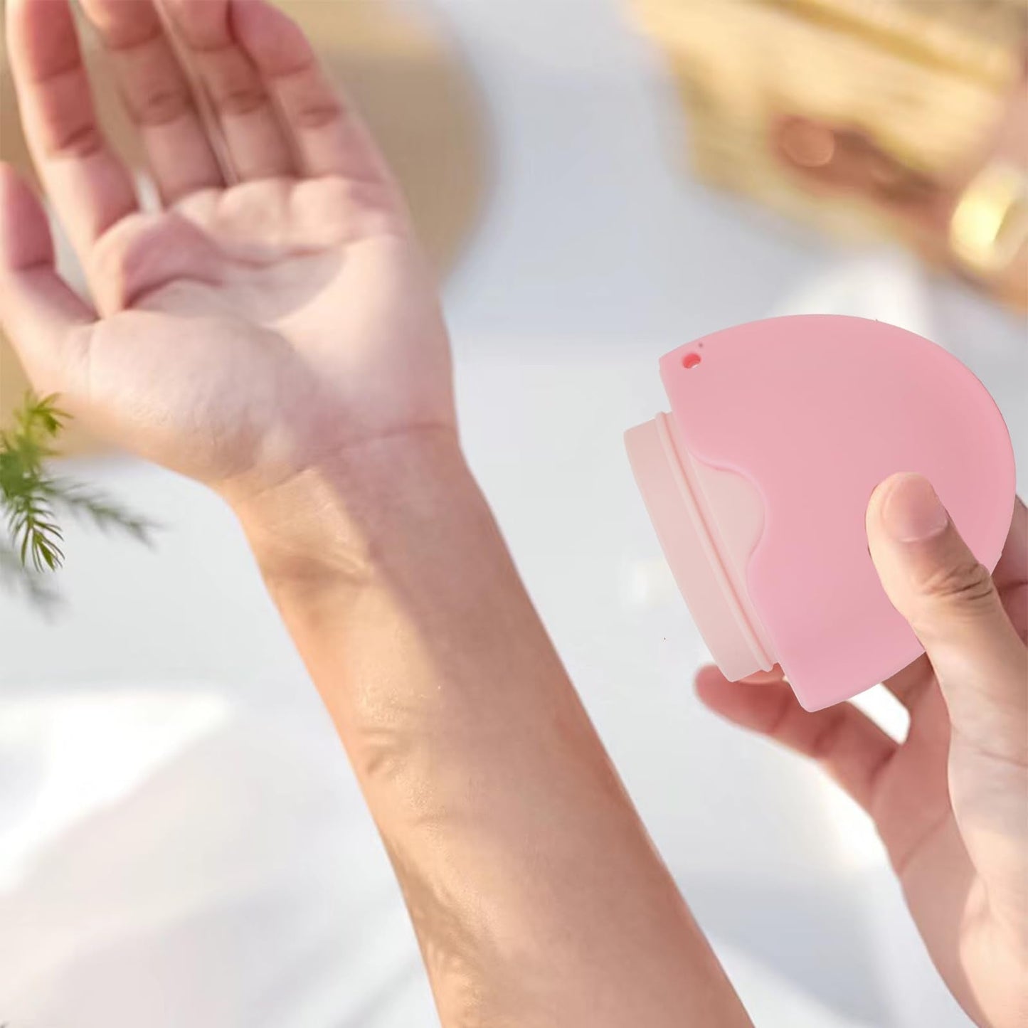 Sunscreen Applicator,Refillable Roll on Sponge Sunscreen, Suncream & Lotion Applicator,Sun Lotion Applicator Sun Cream Brush Set