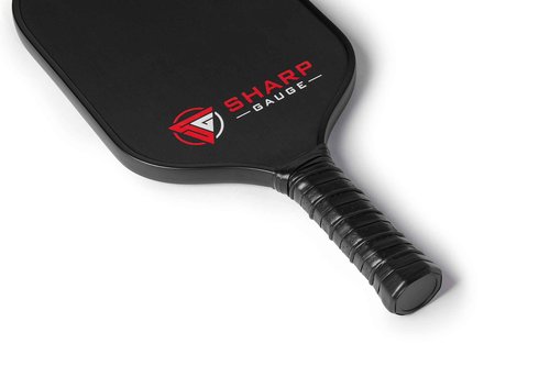 Carbon Fiber Pickleball Paddle, USA Pickleball Approved, Raw Surface with 13mm Core, Perforated Grip