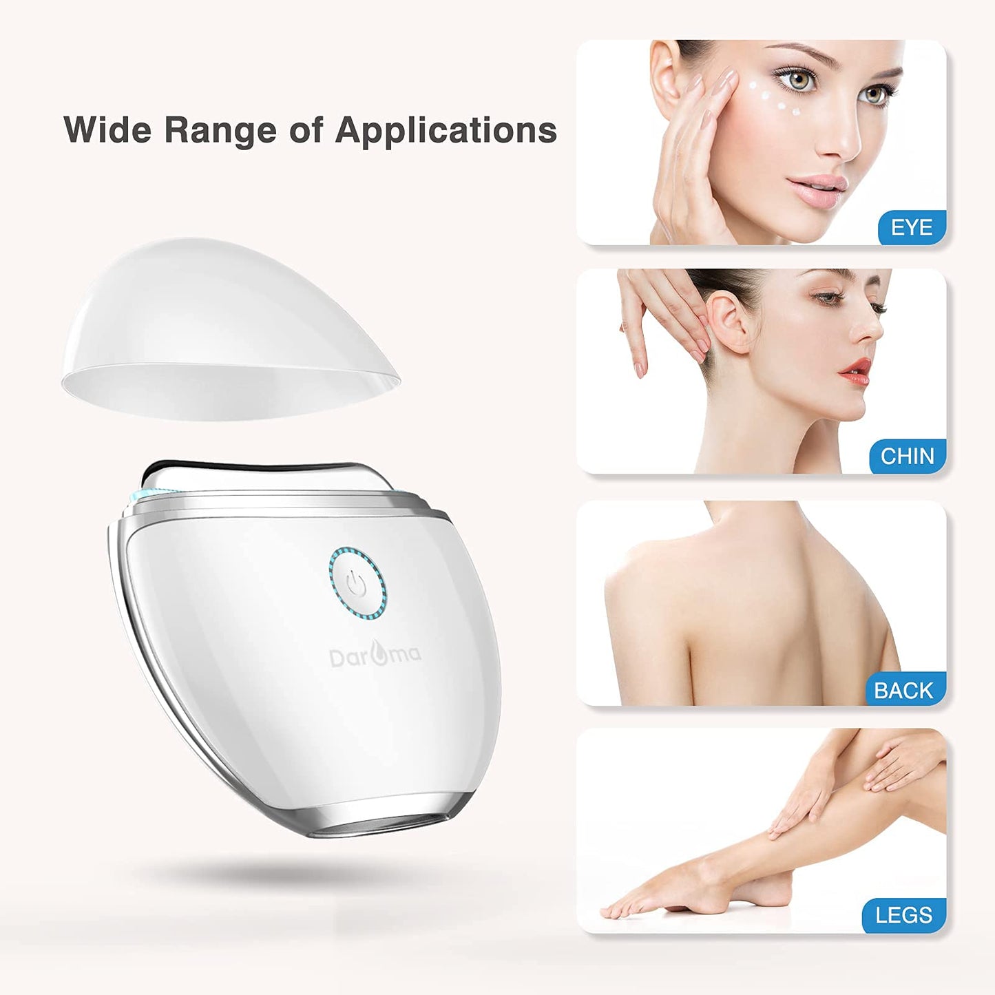 DAROMA Gua Sha Electric, 2026 Upgraded Facial & Body Massager Tools, 4 Features All in 1 Tech, Effective Anti-Aging, Wrinkle, De