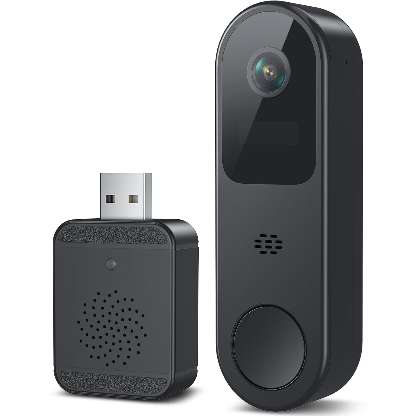 Belleye 2K HD Battery Doorbell Camera Wireless with Ring Chime, Smart Video Doorbell with Two-Way Talk, Secure Cloud Storage, AI