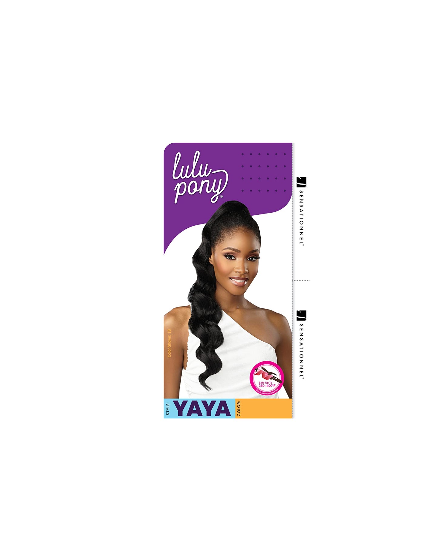 Sensationnel Lulu Pony Synthetic Ponytail - YAYA (Color:1 Jet Black)