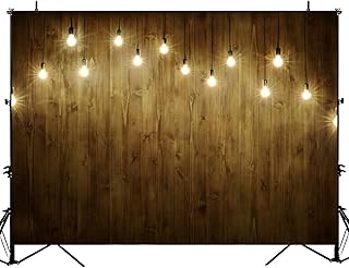 Light Bulbs Wood Backdrop Bitrhday Party Decorations Photography Studio Photo Backdrops Background Props Wall Decor Photos...