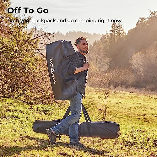 ACACIA Canopy 4 Person for Space Acacia Camping System, PU2000 Waterproof Camping Tarp for 4 Season Camping, UPF50+ Sunpro...
