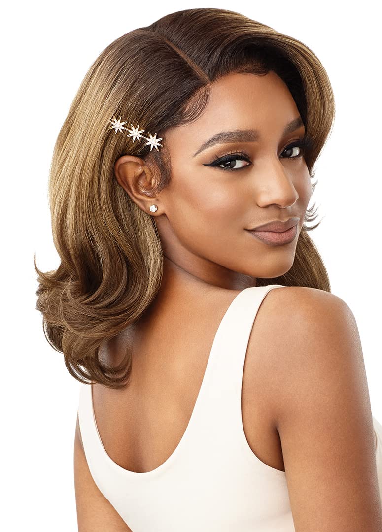 Outre Synthetic Melted Hairline HD Lace Front Wig - KALANI (OFF BLACK 1B)