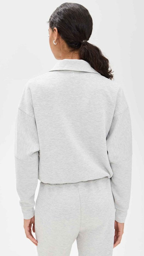 Sweaty Betty Sand Wash Soft Half Zip Pullover Sweatshirt