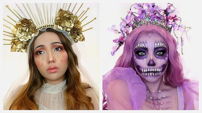 Go Ho Pastel Purple Face Body Paint(2.1 oz),Pastel Purple Makeup Water Based Face Paint and Body Paint for Airbrush Makeup Special FX, Cosplay, and Halloween Make up