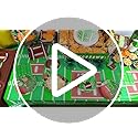 Gatherfun Football Party Decorations Disposable Tablecloth Plastic Touchdown Table Cover for Birthday Football Party Games...