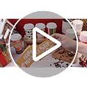 Sunnychicc 60 Sets Christmas Disposable Coffee Cups with Lids and Sleeves Stirrers, Xmas Party Hot Chocolate Cocoa Paper C...