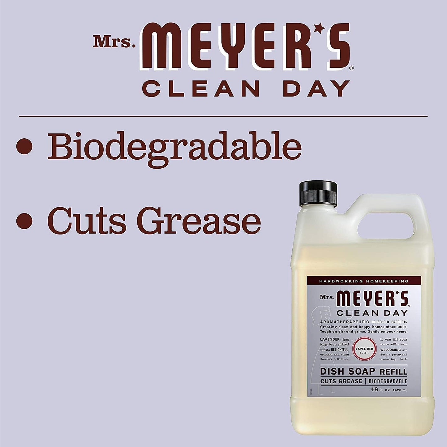 Mrs. Meyer's Dish Soap Variety Pack Scent 1 Dish Soap, 1 Dish Soap Refill, 1 CT