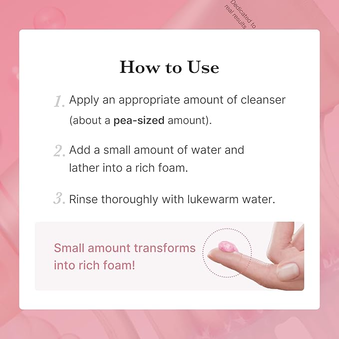 medicube PDRN Cleansing & Care Set: Salmon DNA PDRN Pink Peptide Serum and Pink Marshmallow Whip Cleanser