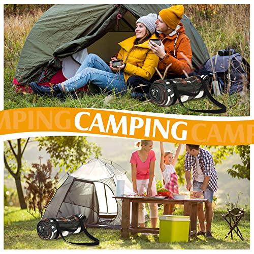 Amylove 2 Pcs Picnic Blanket Carry Strap for Camping Motorcycle Bedroll Adjustable Yoga Mat Holder with Shoulder Strap and...