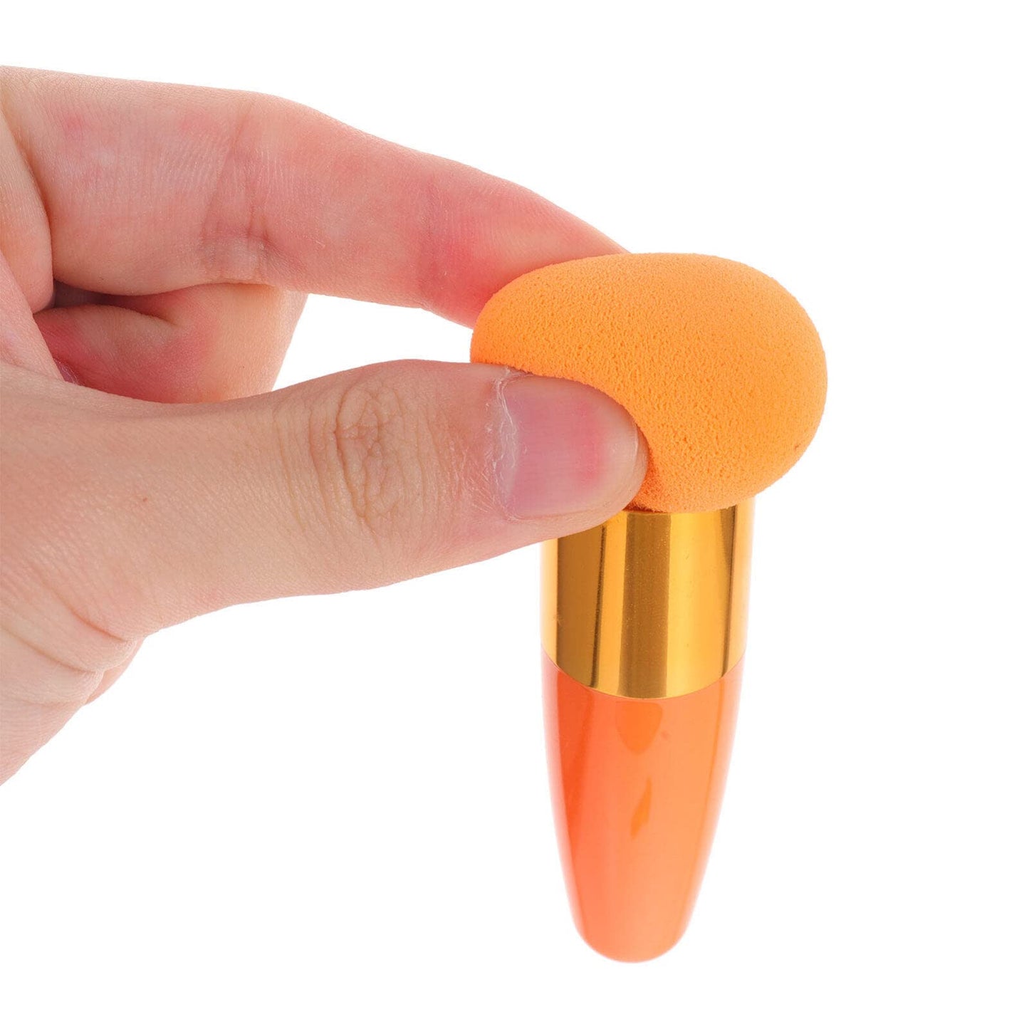 3Pcs Makeup Sponge Beauty Foundation Blending Sponge Makeup Sponge Wedge Foundation Sponges with Handle Cosmetic Professional Be