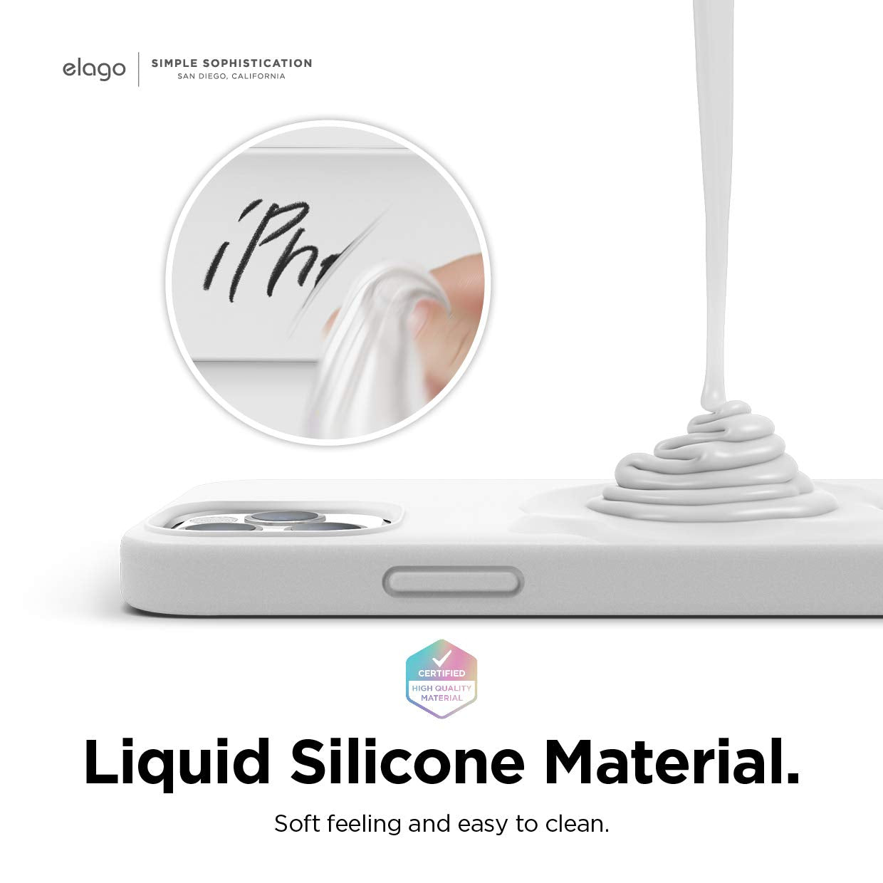 Elago Magnetic Silicone Case Compatible With Iphone 12 & Iphone 12 Pro 6.1 Inch - Built-In Magsafe Magnets Compatible With Magsa