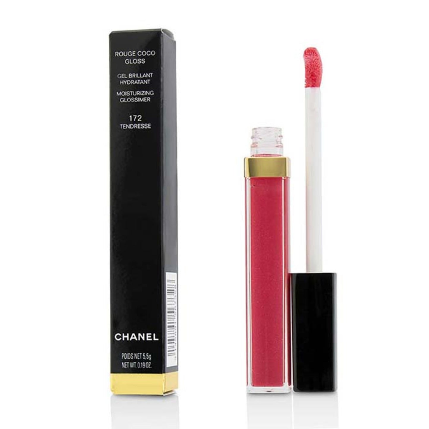 Chanel Rouge Coco Gloss Moisturizing Glossimer - 172 Tendresse for Women - 0.19 oz Lip Gloss