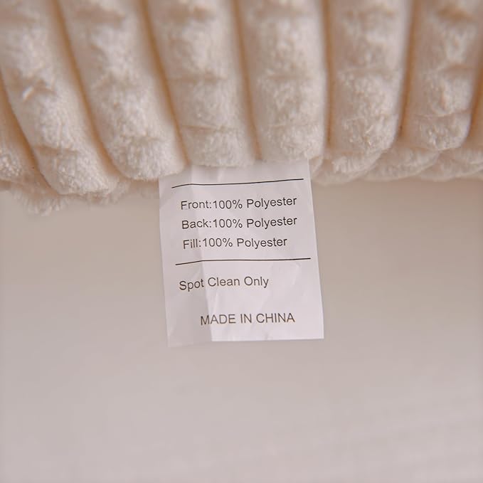 A Nice Night Reading Pillow Bed Wedge Large Adult Children Backrest with Arms Back Support for Sitting Up in Bed/Couch for Lounging Bedrest,Waffle Stereoscopic Design,Ivory